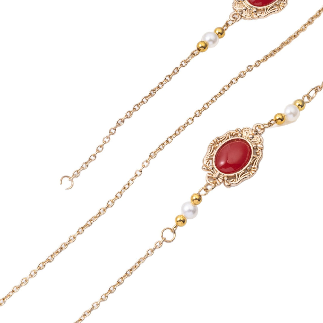 Elegant Beaded Eyewear Chain Bowlift