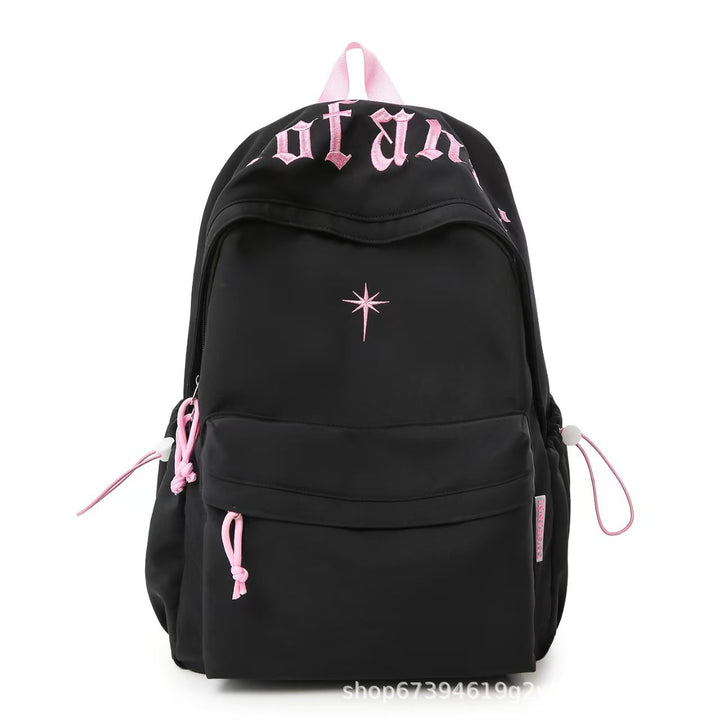 Fashion-Forward Embroidered Backpack Bowlift