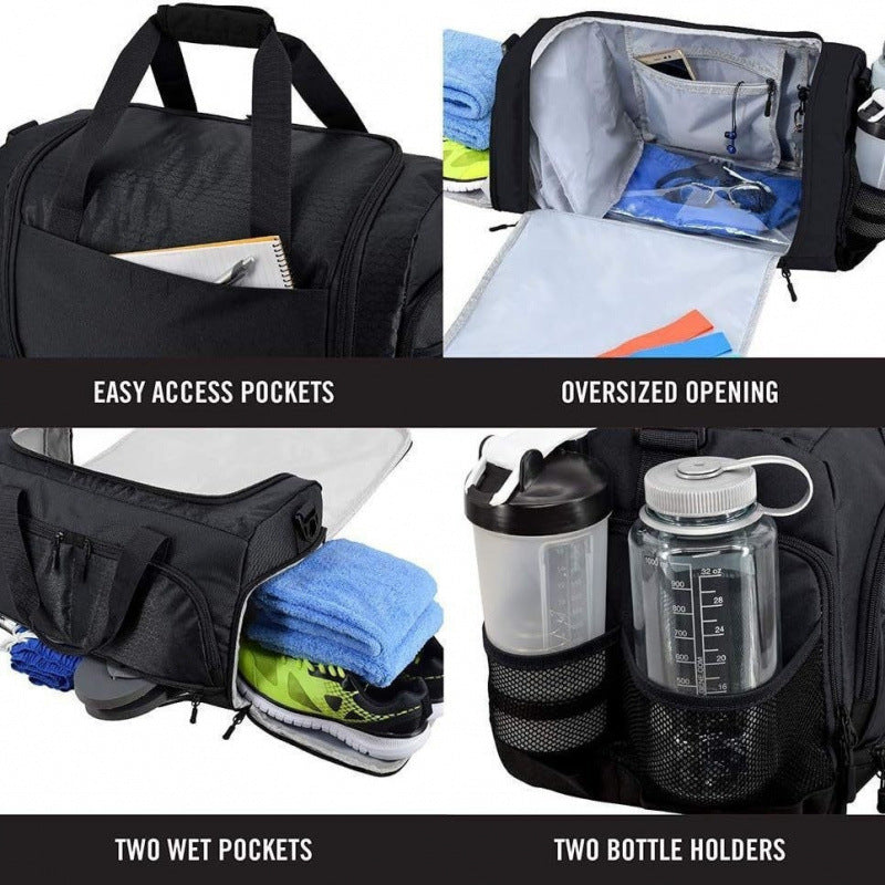 Multi-Pocket Utility Travel Duffel Bag Bowlift