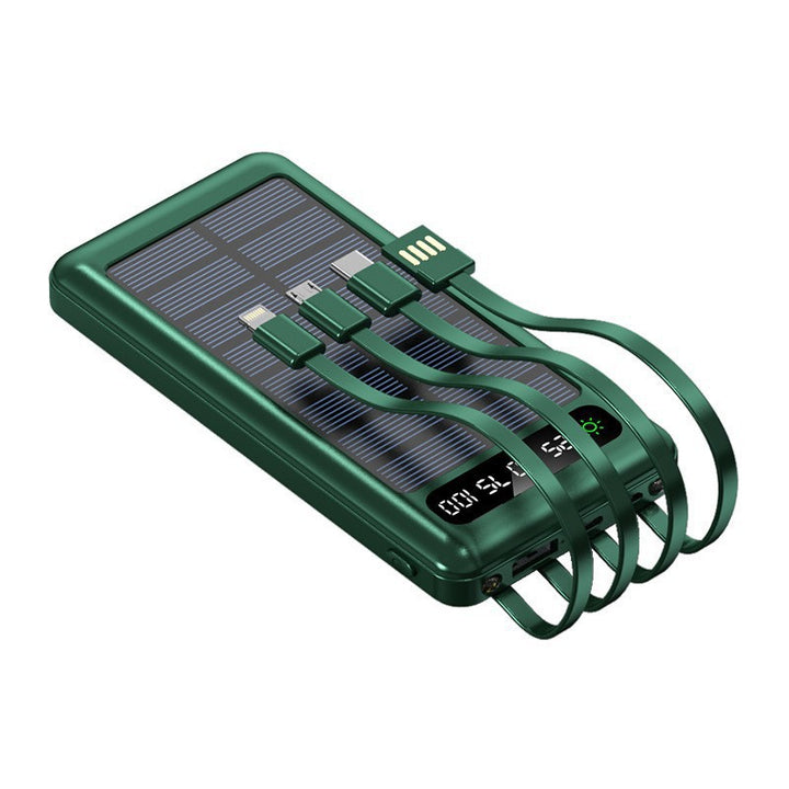 Solar Powerbank with Multifunctional Charging Options Bowlift