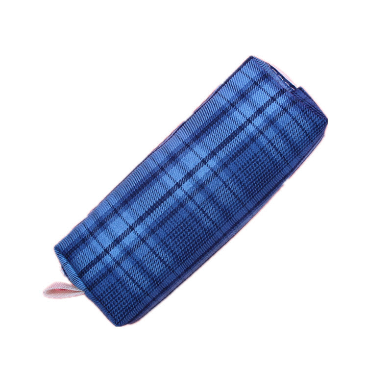 Textured Plaid Pencil Case Bowlift