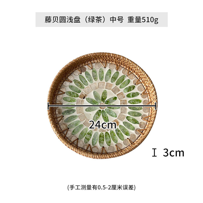 Women's Round Mosaic Serving Platter Bowlift