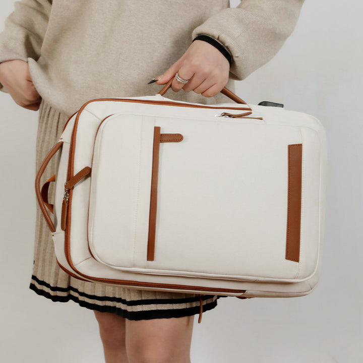 Elegant Structured Laptop Backpack Bowlift