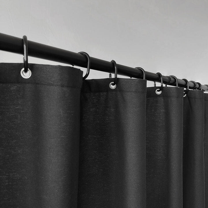 Geometric Fringe Shower Curtain Bowlift