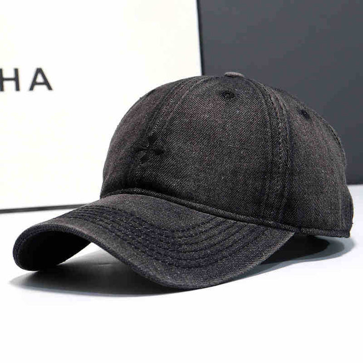 Men's Adjustable Denim Cap Bowlift