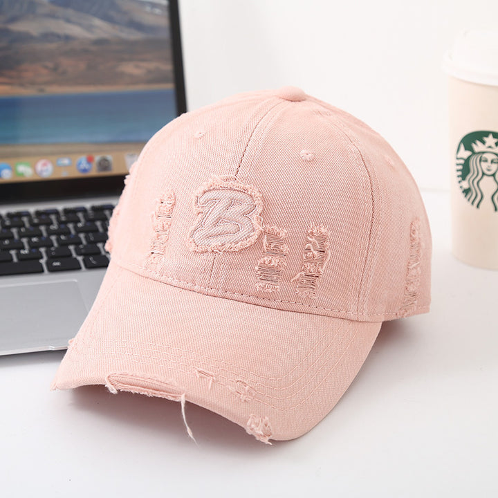 Unisex Distressed Vintage Baseball Hat Bowlift