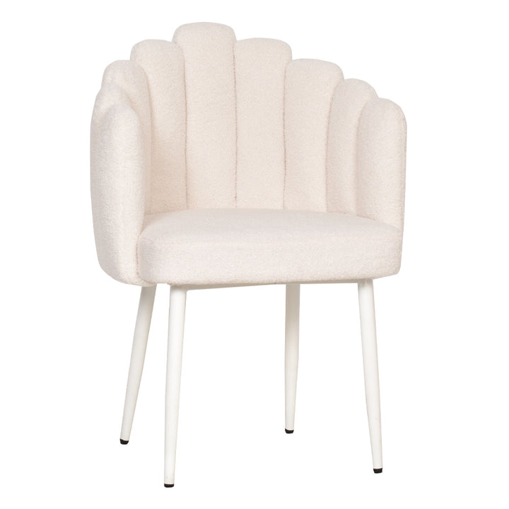 Plush Upholstered Accent Chair Bowlift