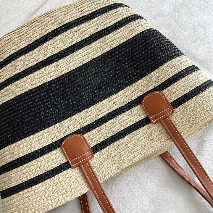 Fashionable Tote Bag Made of Braided Material Bowlift