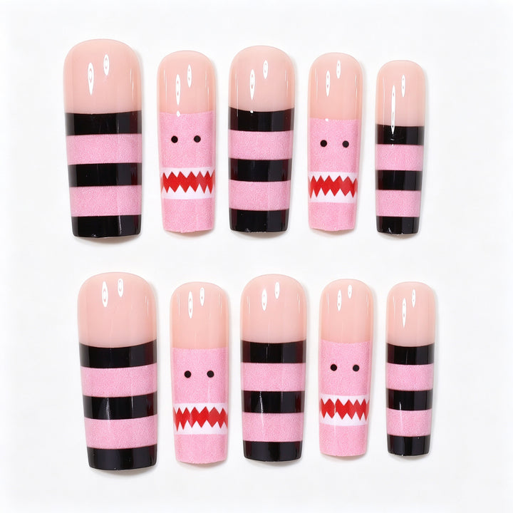 Playful Cartoon Themed Nail Wraps Bowlift