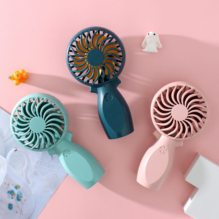 Unisex Portable Mini Fan with Ergonomic Handle Bowlift