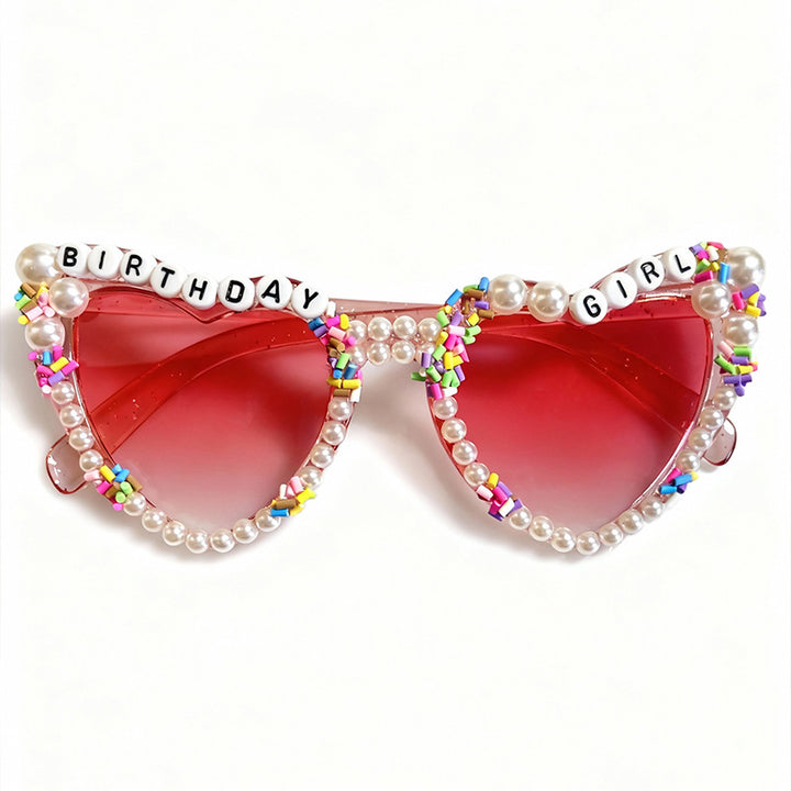 Playful Themed Cat-Eye Sunglasses Bowlift