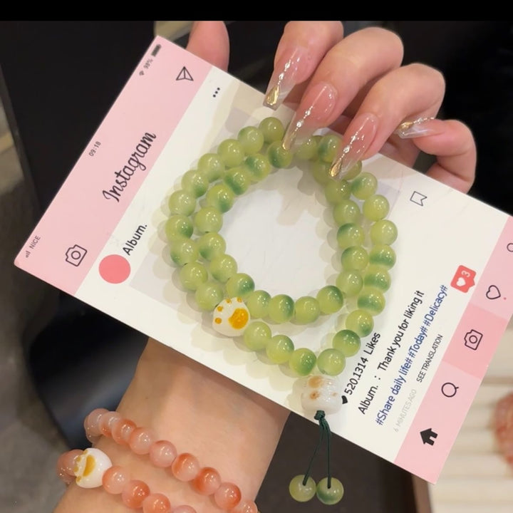 Friendship bracelet made of semi-precious stones Bowlift