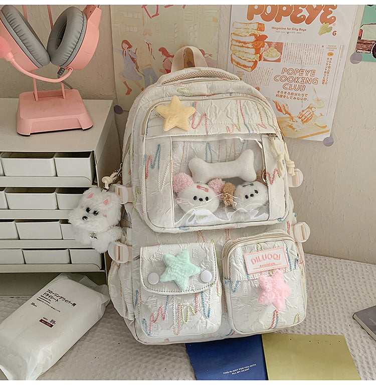 Trendy Multi-Functional School Backpack Bowlift
