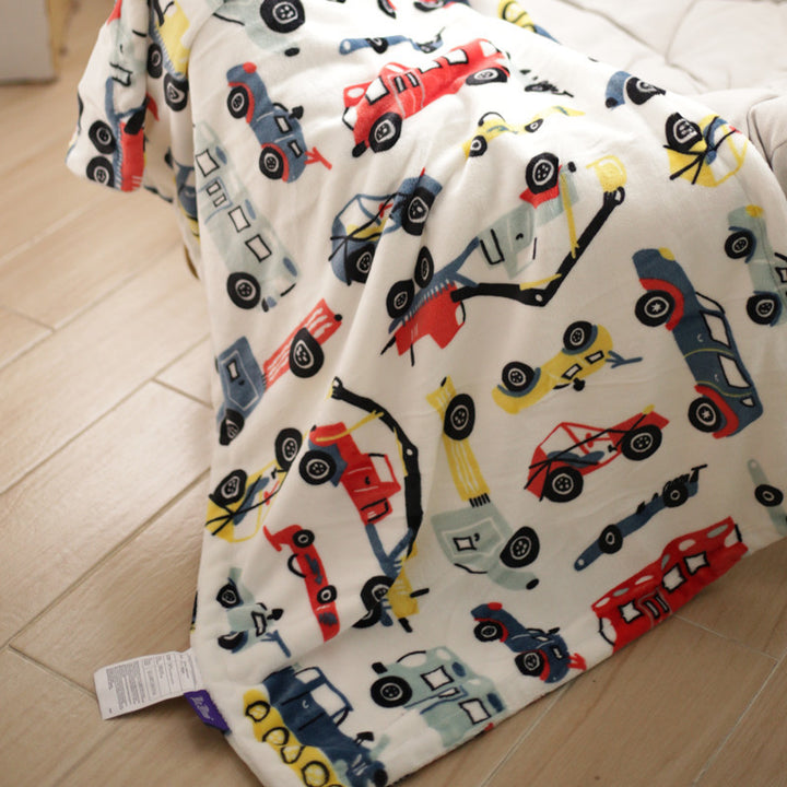 Cozy Unicorn-Themed Fleece Hoodie Blanket