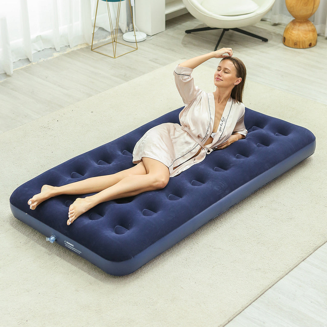 Ladies Inflatable Comfort Mattress with Velvet Surface Bowlift