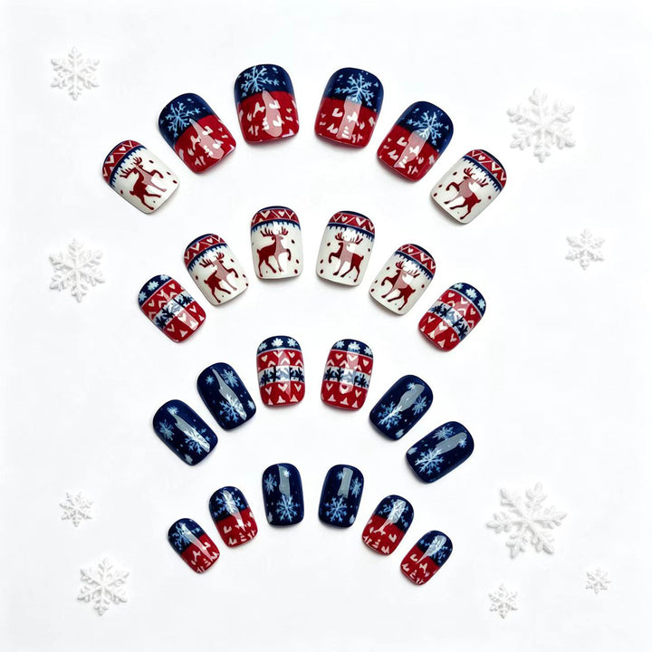 Winter-Themed Holiday Nail Art Bowlift