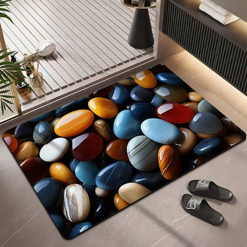 Stone Pattern Area Rug