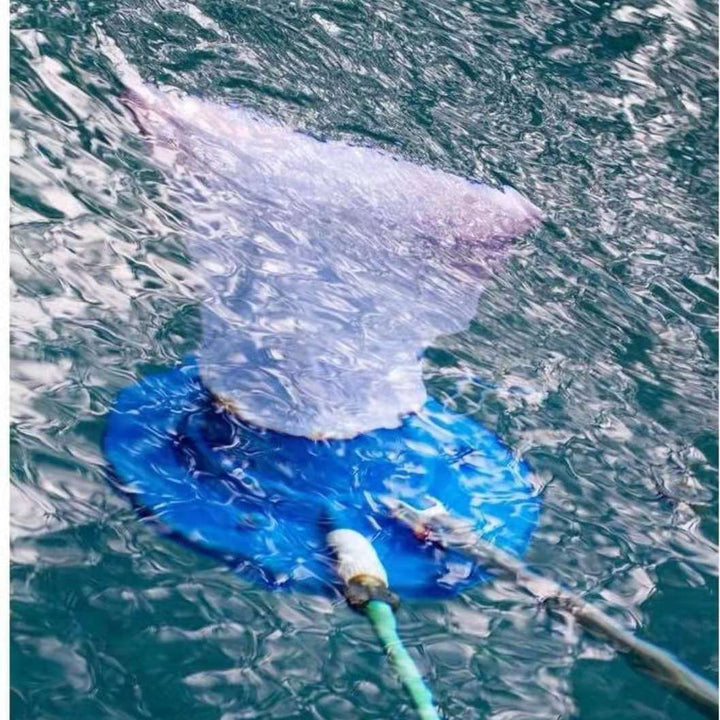 Automatic suction pool leaf vacuum bag with reusable fine mesh and universal hose connector Bowlift