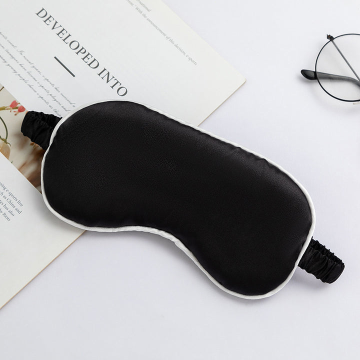 Unisex nan luxurious satin sleep mask with adjustable elastic band and soft padding Bowlift