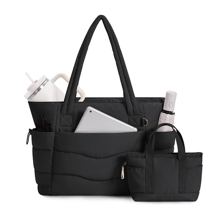 Padded everyday bag with removable inner pouch Bowlift