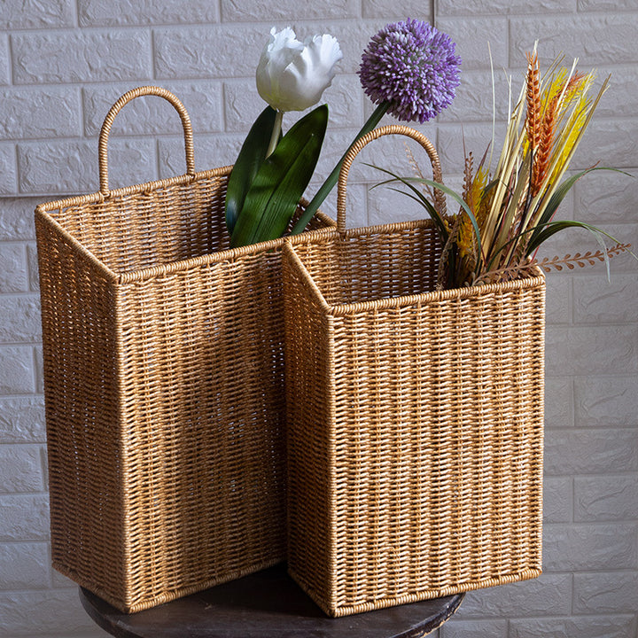 Unisex storage basket with practical carrying handle Bowlift