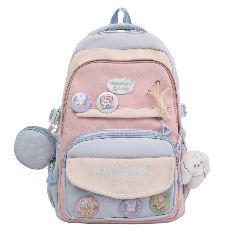 Children's Playful Character Design School Backpack Bowlift