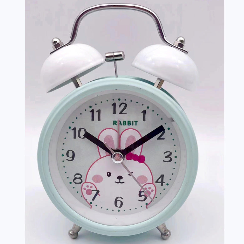Nostalgic children's alarm clock with cheerful animal motif Bowlift
