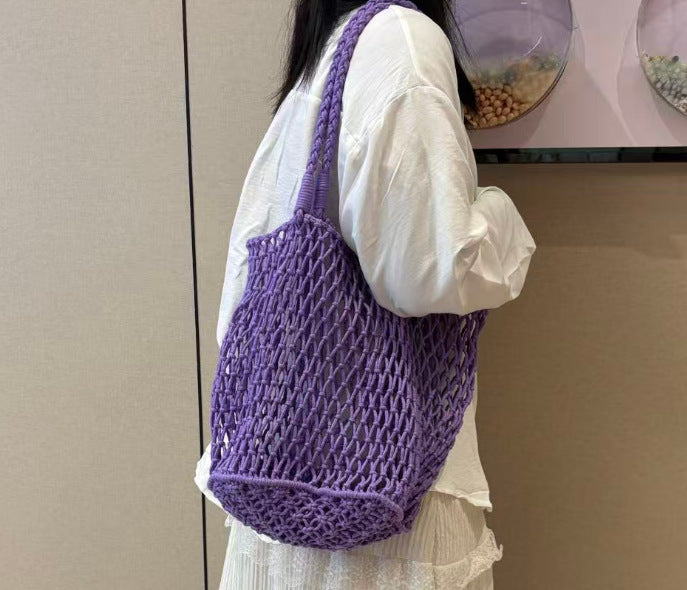 Hand-knotted net bag Bowlift