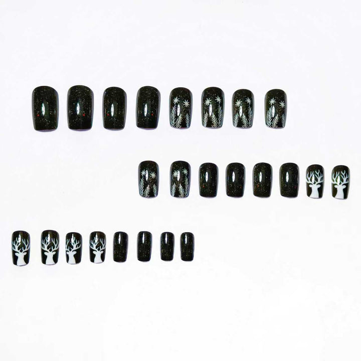 Festive Winter-Themed Nail Art Bowlift