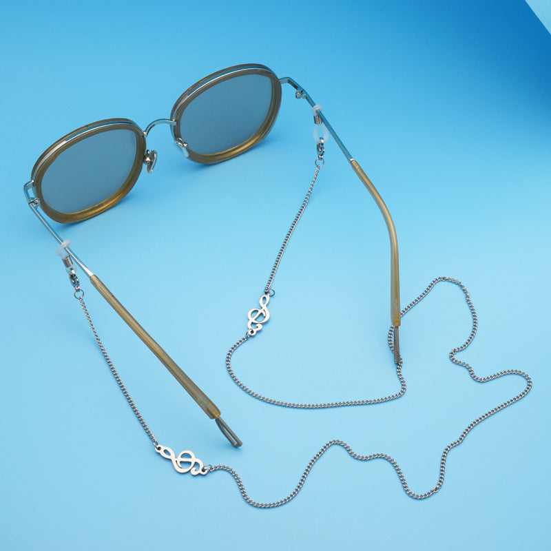 Lightweight Adjustable Eyewear Chain Bowlift