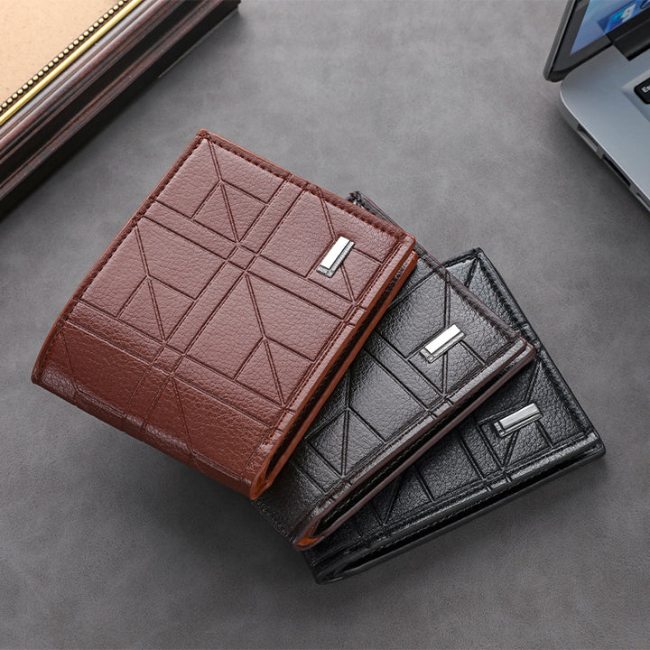Textured Leather Passport Holder Bowlift