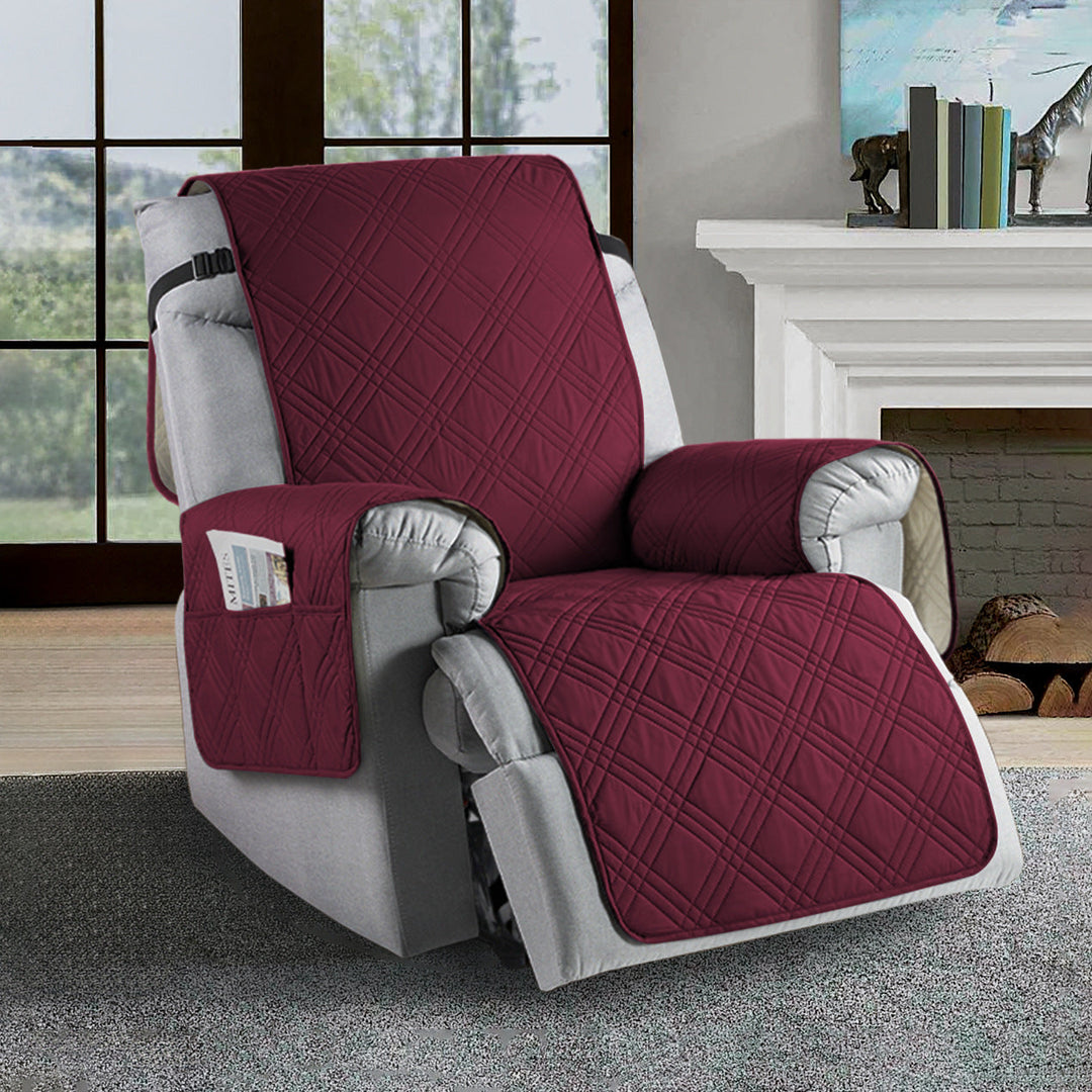 BowLift | Waterproof Recliner Slipcover | Durable Microfiber, Stain-Resistant & Universal Fit for Home Protection