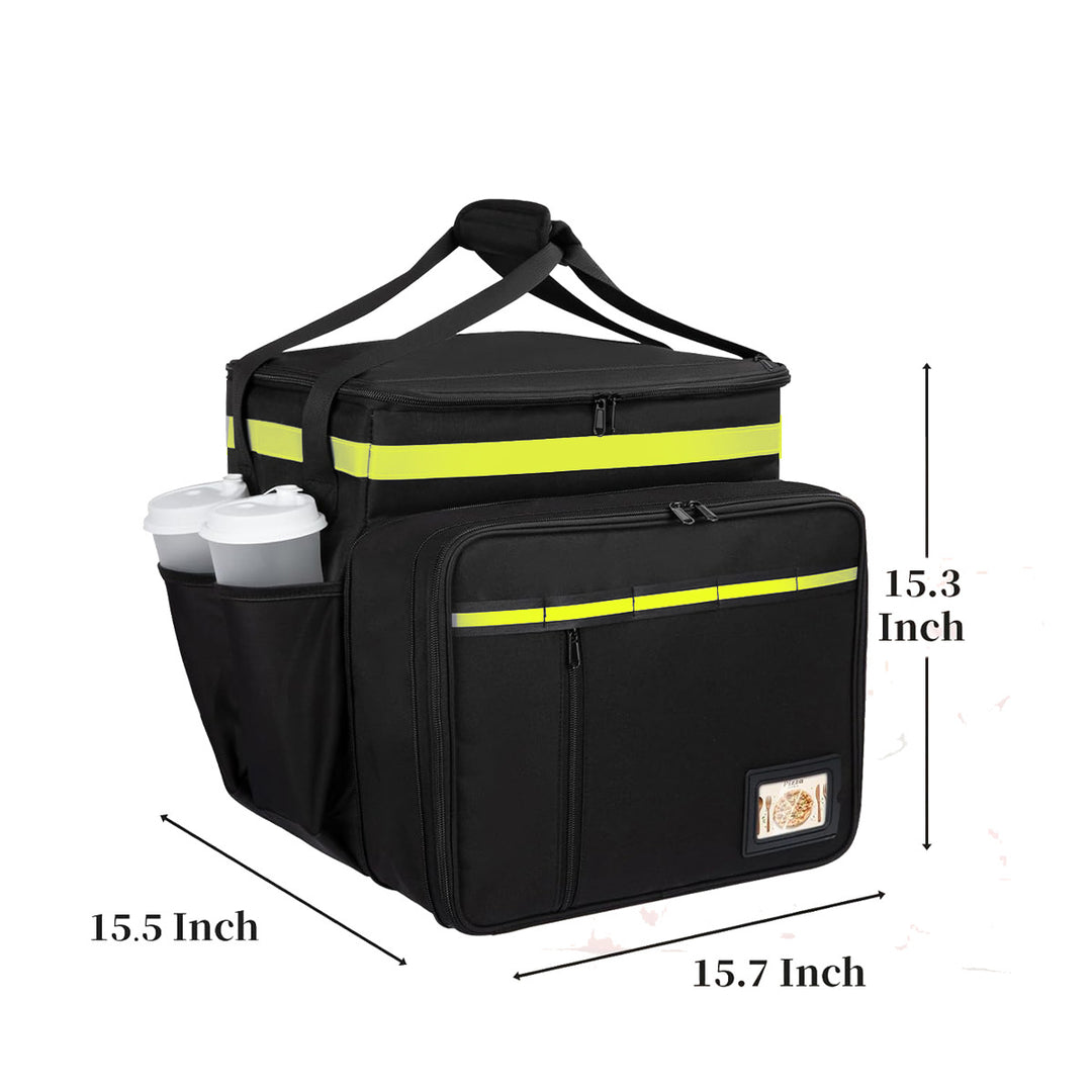 Ladies Insulated Multi-Purpose Delivery Bag with Practical Outer Pockets Bowlift