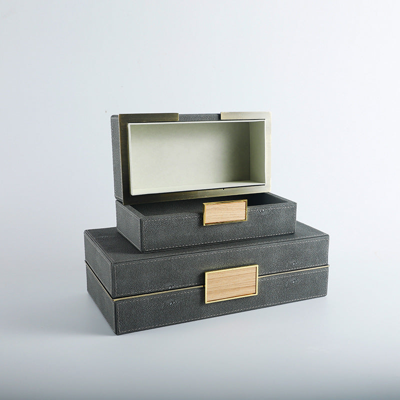 Decorative Storage Boxes with Stylish Weave Detail