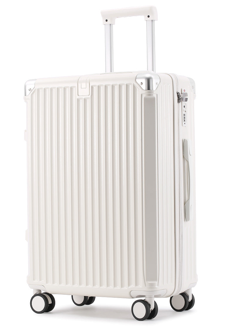 High-Durability Textured Hard-Shell Suitcase Bowlift