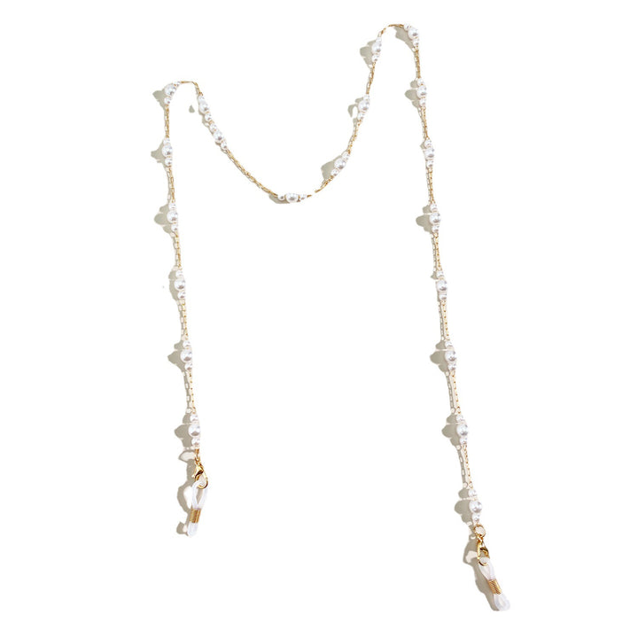 Pearl-Embellished Eyewear Chain Bowlift