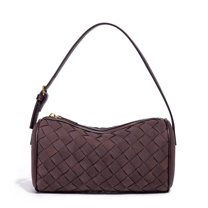 Braided Suede Handbag Bowlift