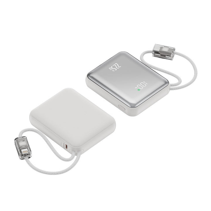 Power bank with integrated fast charging function and digital capacity display Bowlift