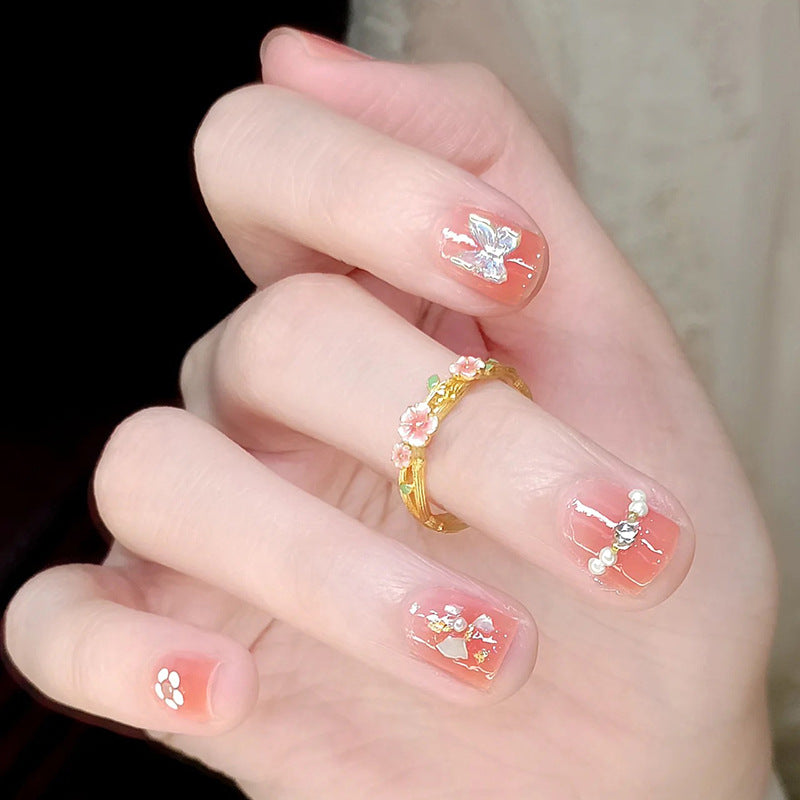 Creative Nail Art Set with Floral Decorations Bowlift