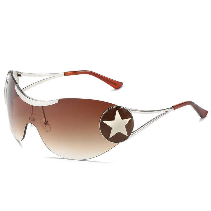 Futuristic Visor Shield Sunglasses Bowlift