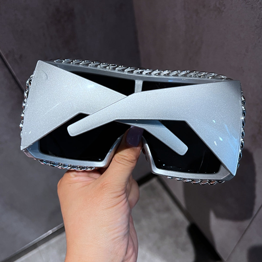 Women’s ski goggles with luxurious chain frame Bowlift