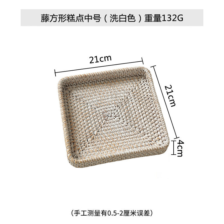Women square natural material serving plate Bowlift