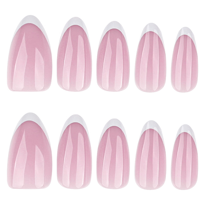 Artful nail extensions with elegant gradient and precise French tip Bowlift