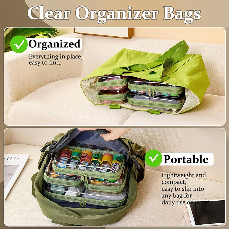 Storage Bag Set with Transparent Design Bowlift
