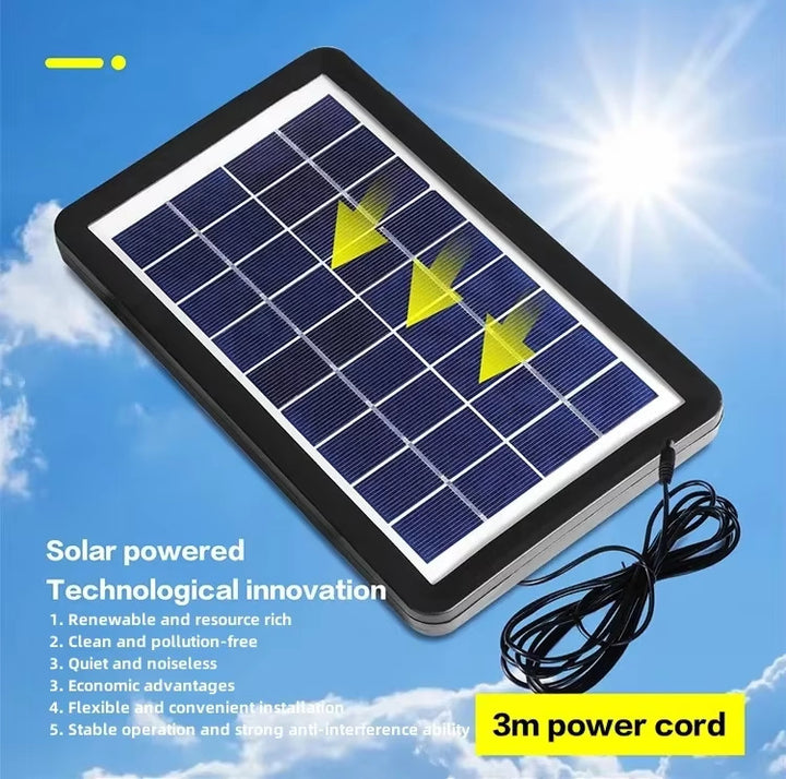 Women's Solar-Powered High-Performance Fan with Remote Control and Intelligent Control System Bowlift