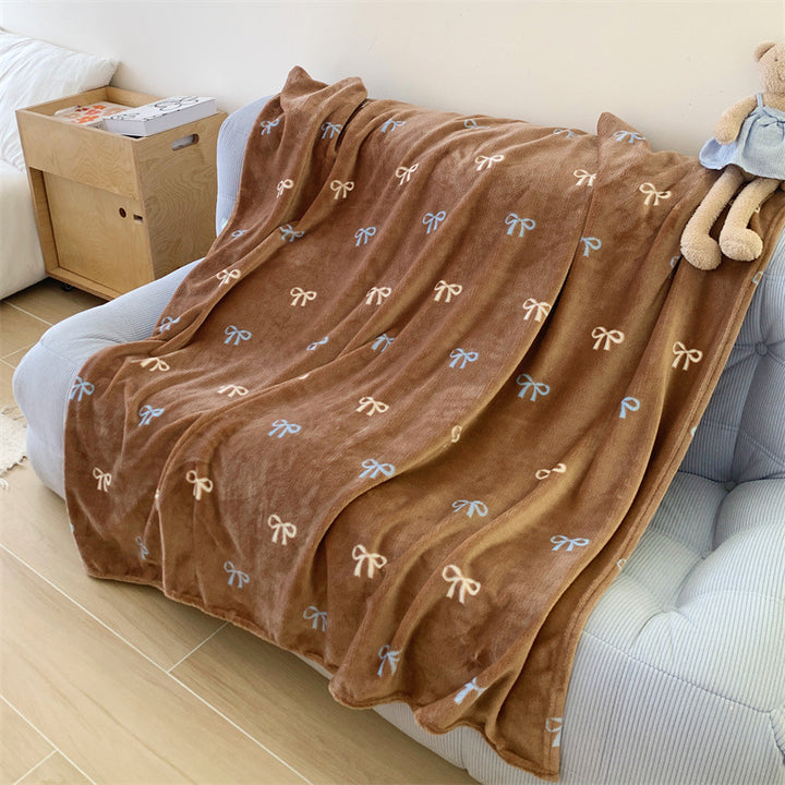 Cozy Plush Cartoon Dog-Themed Throw Blanket
