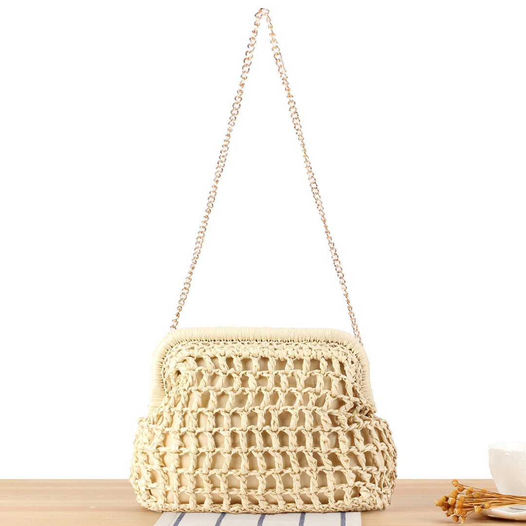 Handbag with Elegant Net Structure Bowlift