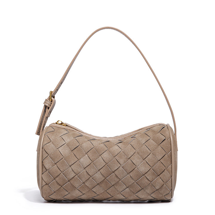 Braided Suede Handbag Bowlift