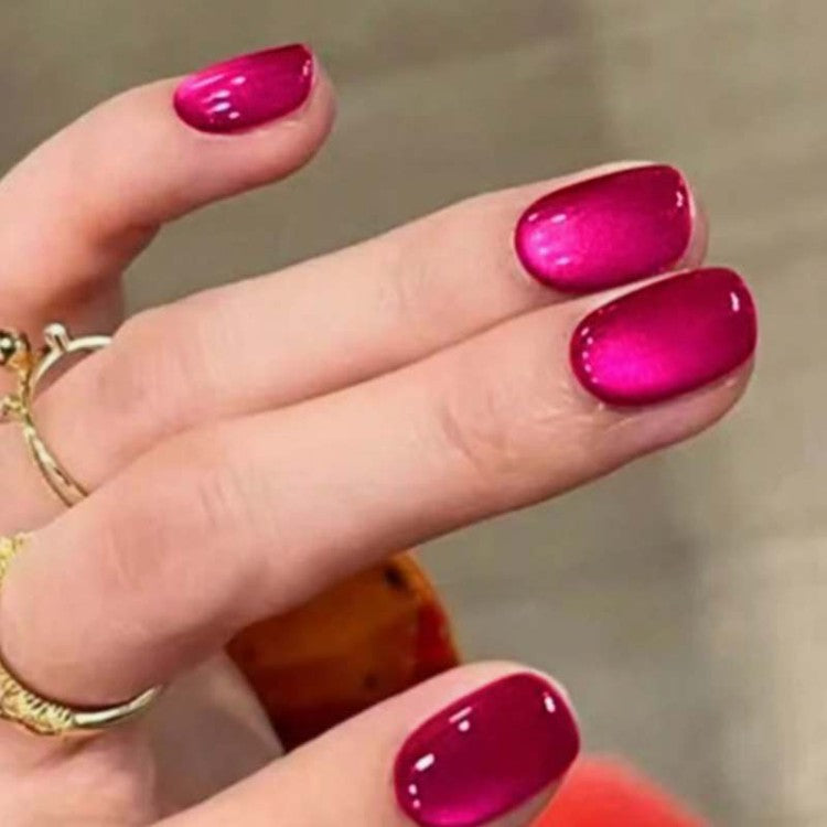 Glittering Press-On Nail Set Bowlift