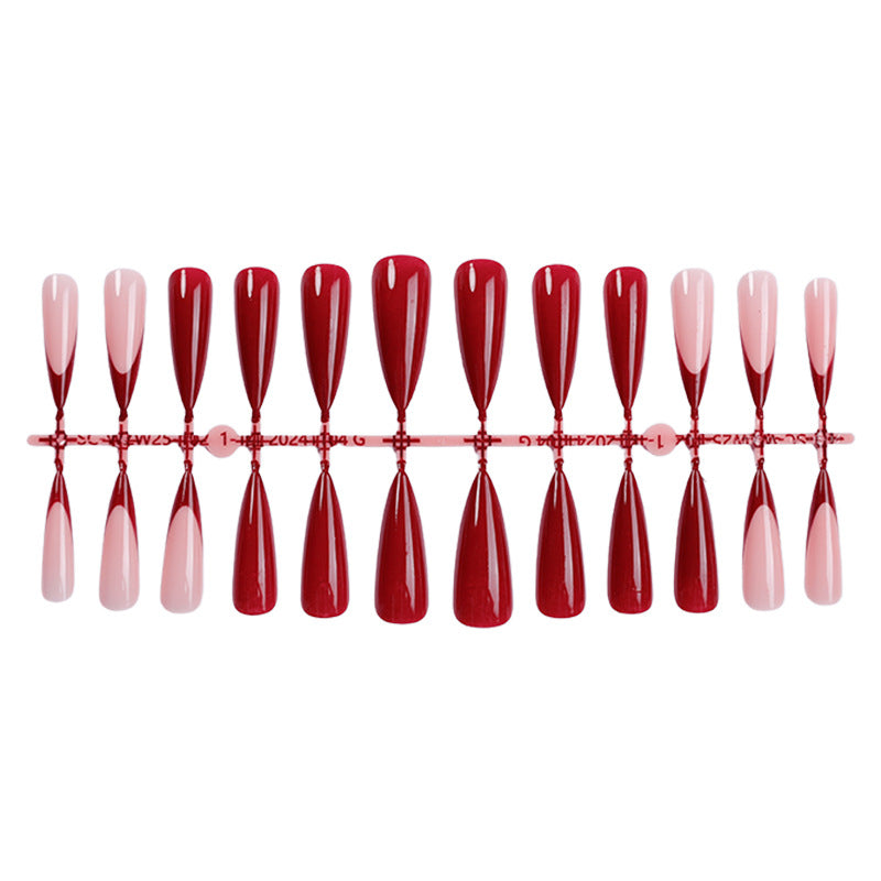 Gradient Effect Press-On Nails Bowlift